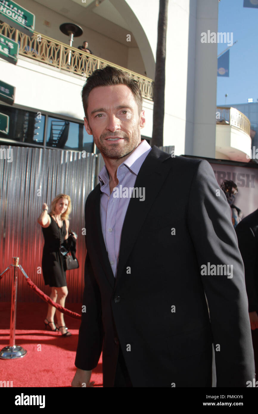 Hugh Jackman 10/02/2011,Real Steel, premiere, Universal City Walk, Universal City, Photo by Manae Nishiyama/ HollywoodNewsWire.net/ PictureLux Stock Photo