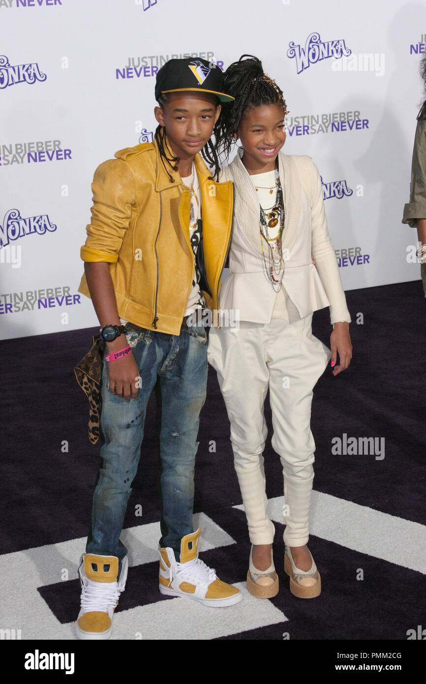 Jaden Smith and Willow Smith 2012 Kids Choice Awards held at Galen Center -  Arrivals Los Angeles California - 31.03.12 Stock Photo - Alamy