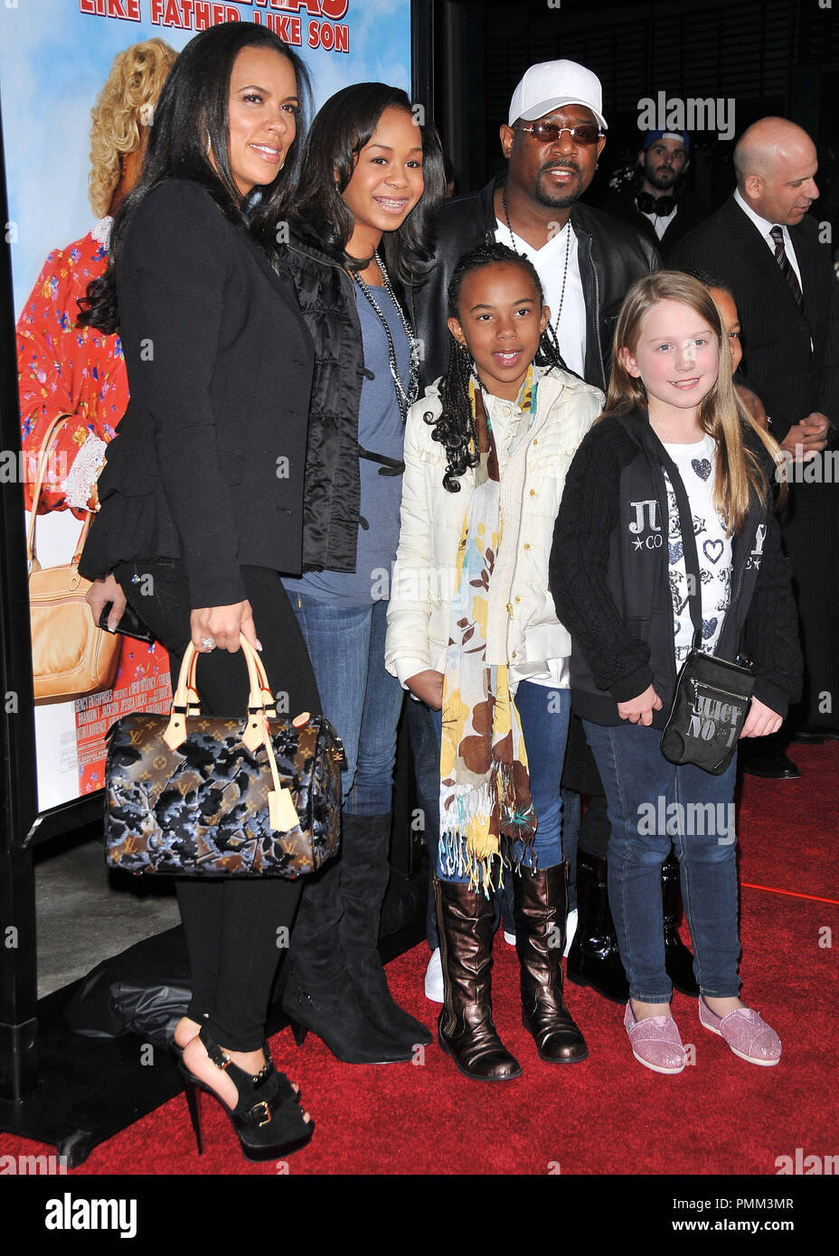Martin Lawrence & his family at the Los Angeles Premiere of 'Big Mommas Like Father, Like Son' held at the Arclight Cinerama Dome in Hollywood, CA. The event took place on Thursday, February 10, 2011. Photo by PRPP Pacific Rim Photo Press / PictureLux Stock Photo