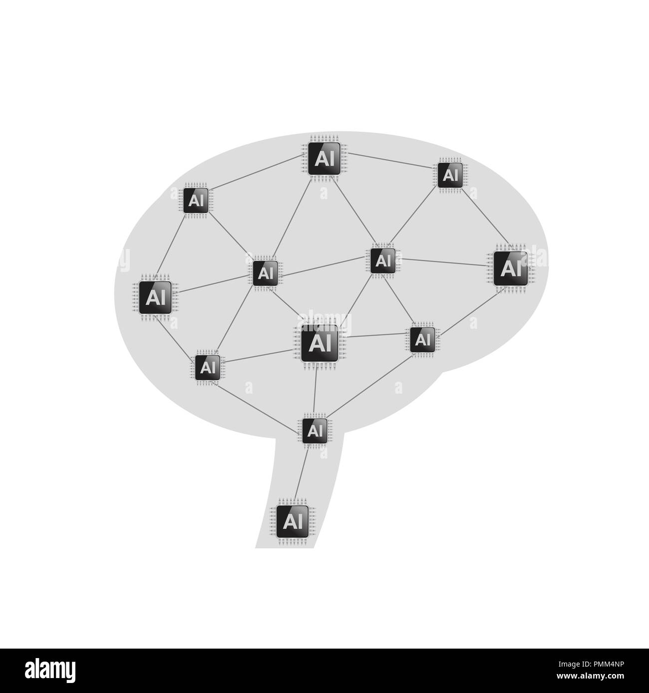 3d Illustration Electronic Chip Over High Resolution Stock Photography and Images Alamy