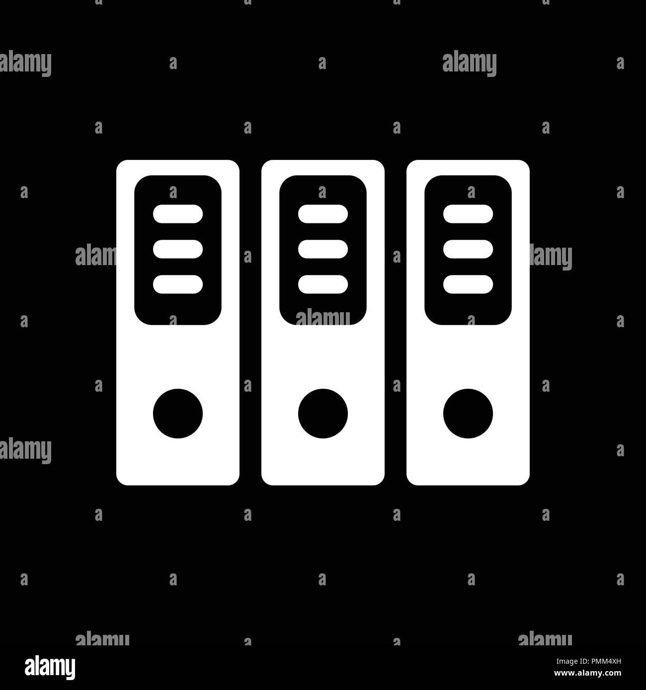 Office folders with papers and documents white Stock Vector Image & Art ...