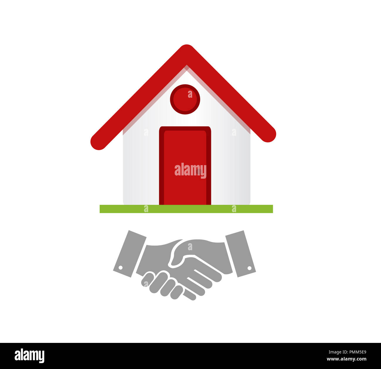 Hand shake illustration hi-res stock photography and images - Alamy