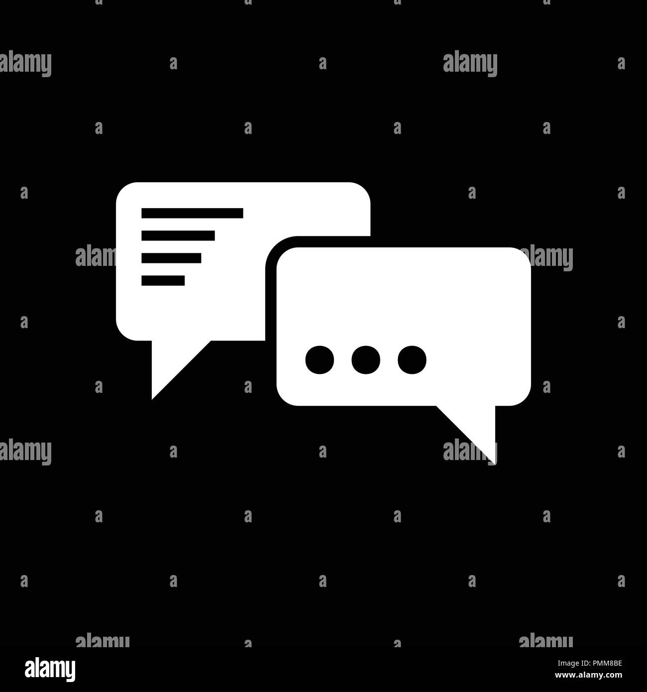 Bubble icon vector Stock Vector Images Alamy