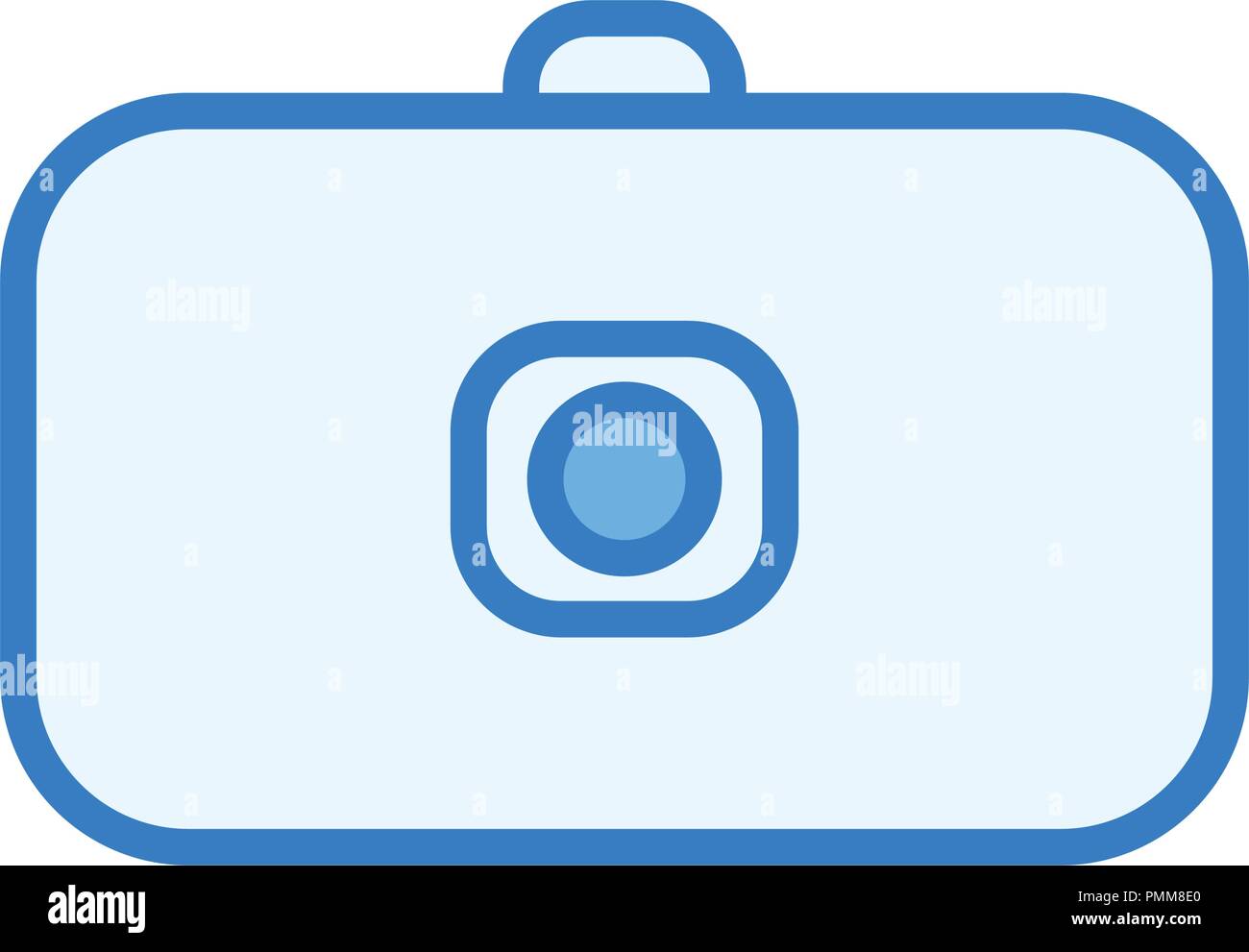Photo camera linear colorful design vector icon Stock Vector
