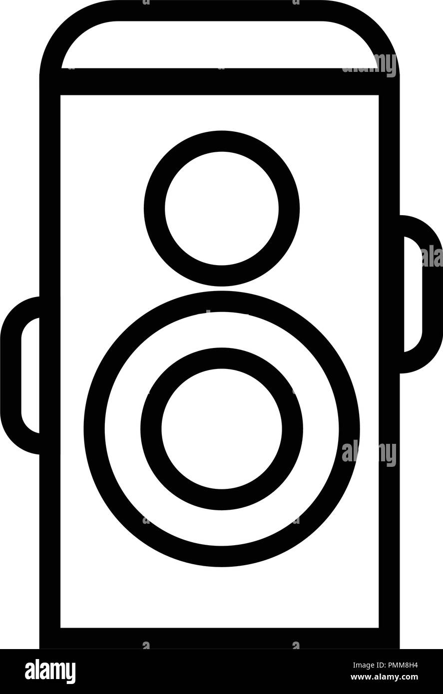 Line art camera icon vector Stock Vector Image & Art - Alamy