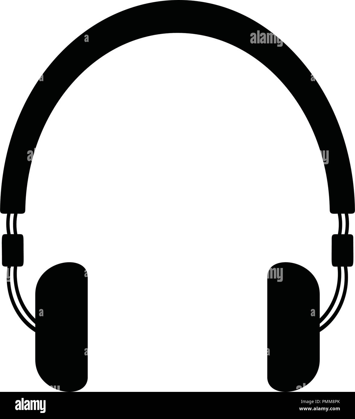 Headphone icon vector Stock Vector Image & Art Alamy