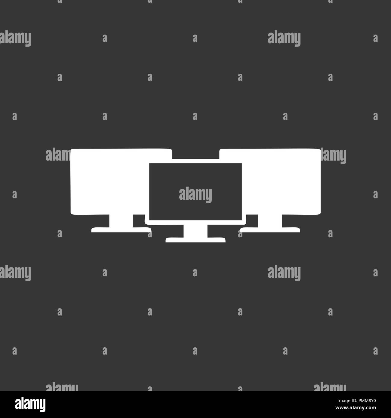 Computer Icon Vector Stock Vector Image & Art - Alamy