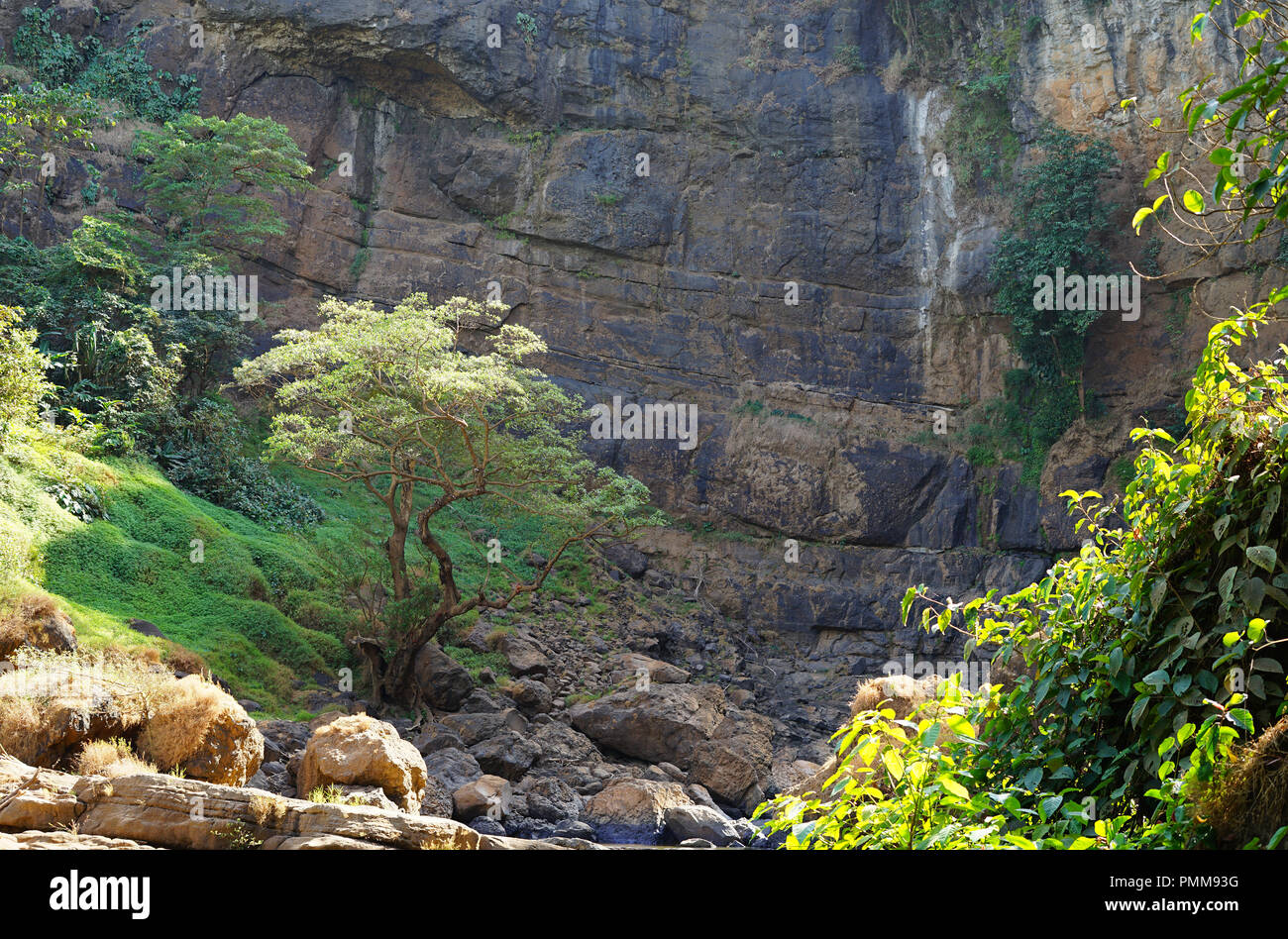 Cimarinjung Waterfall, Geopark Ciletuh, Sukabumi, West Java, Indonesia ...
