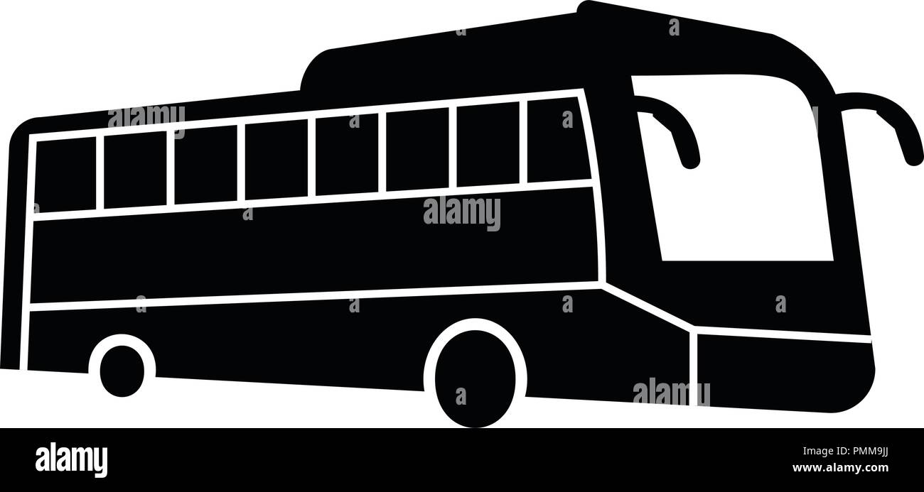 Bus icon vector Stock Vector Image & Art - Alamy