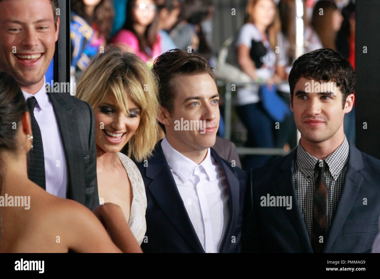 Cory Monteith, Dianna Agron, Kevin McHale and Darren Criss at the