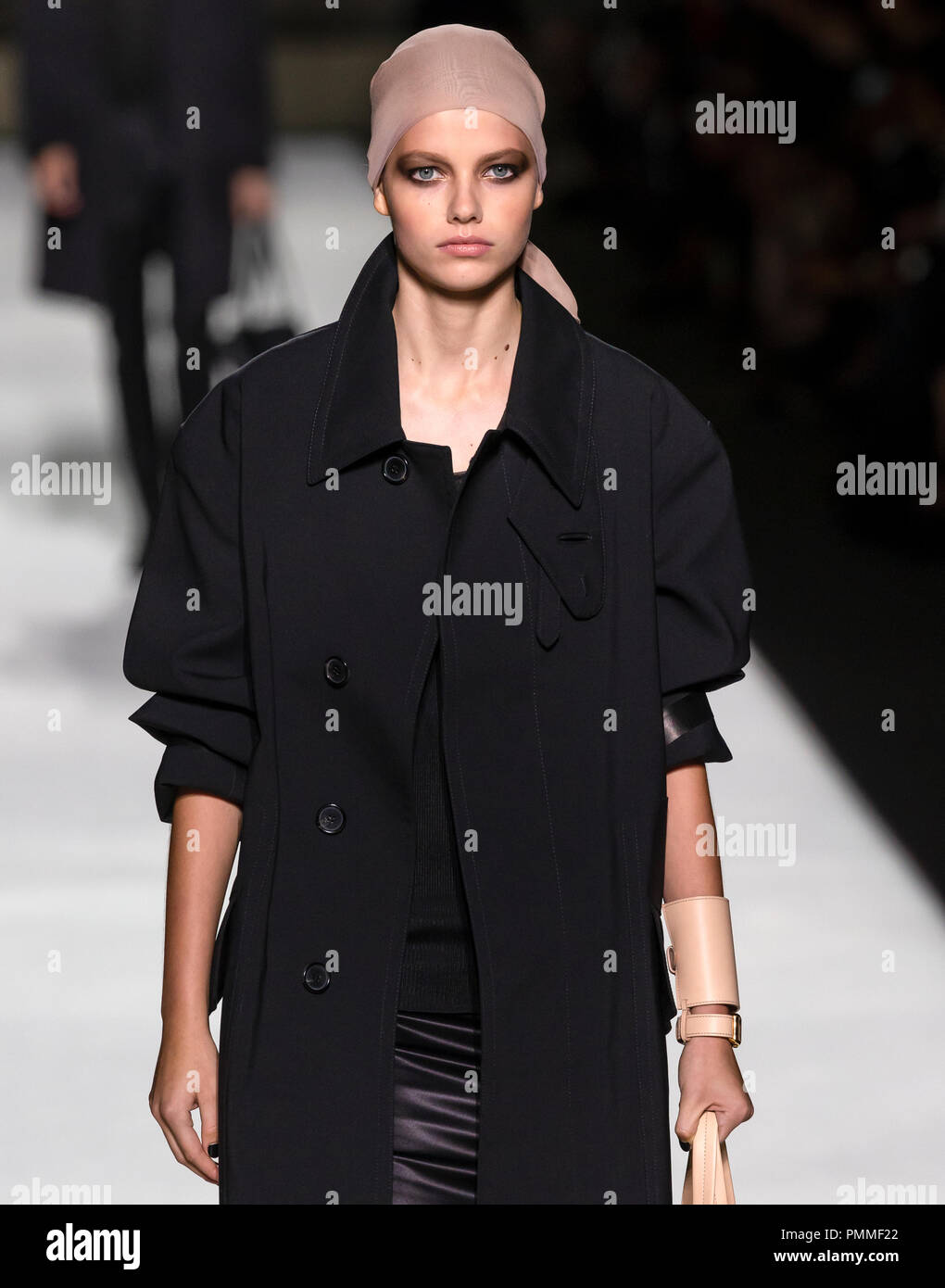 NEW YORK, NY September 05, 2018 Mathilde Henning walks the runway at