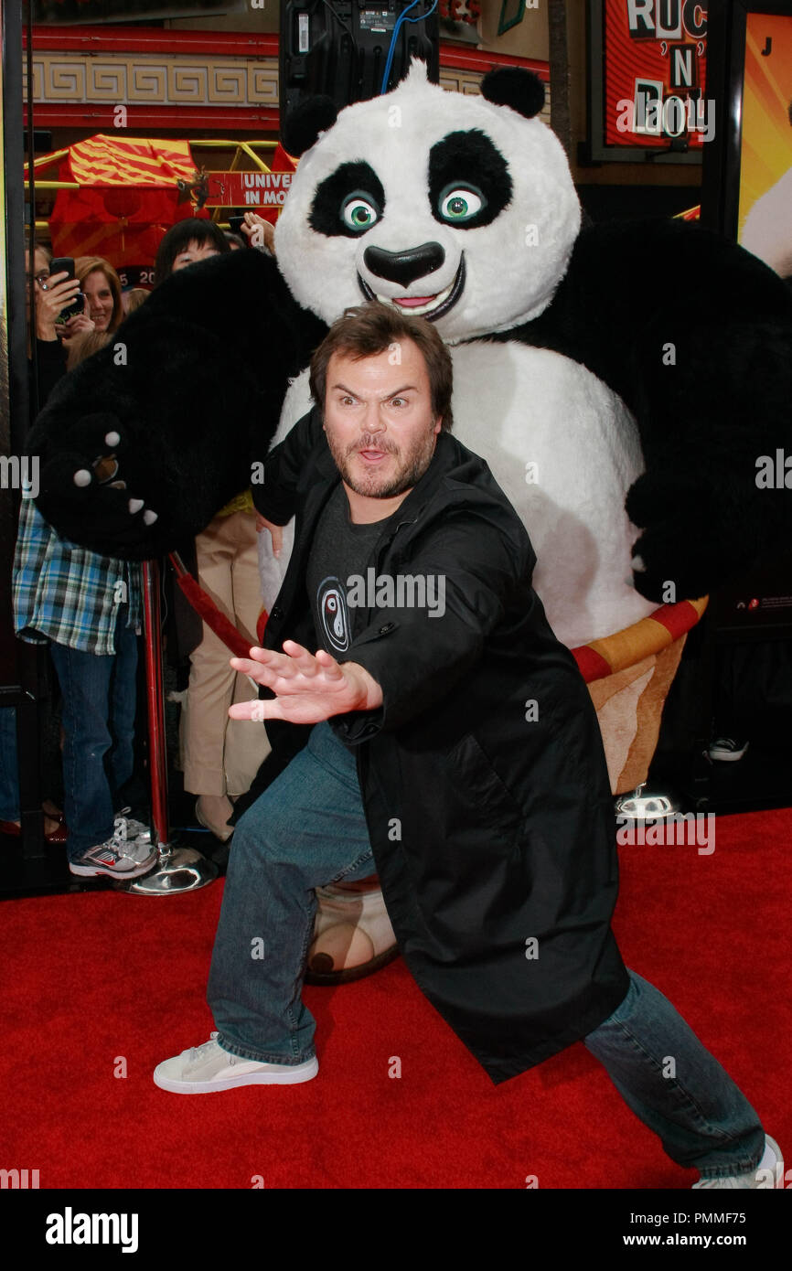 Jack Black at the Premiere of Dreamworks Animation's 