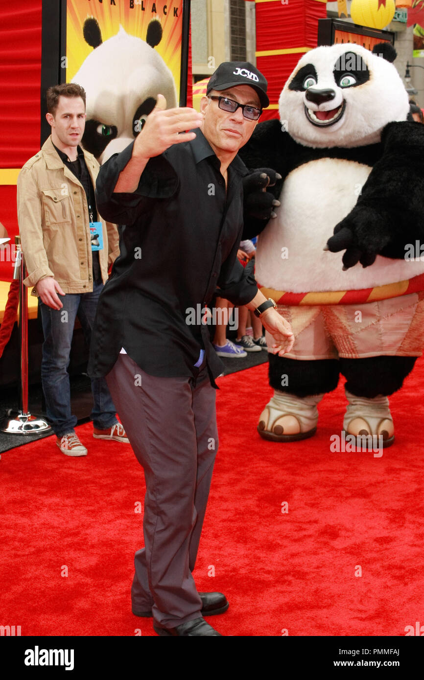 Jean-Claude Van Damme at the Premiere of Dreamworks Animation's "Kung