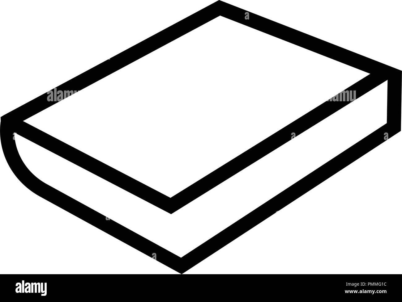 Linear icon symbol - book line art icon vector Stock Vector Image & Art ...