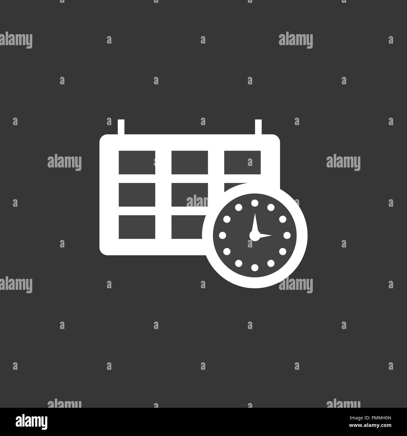 time-schedule-white-stock-vector-image-art-alamy