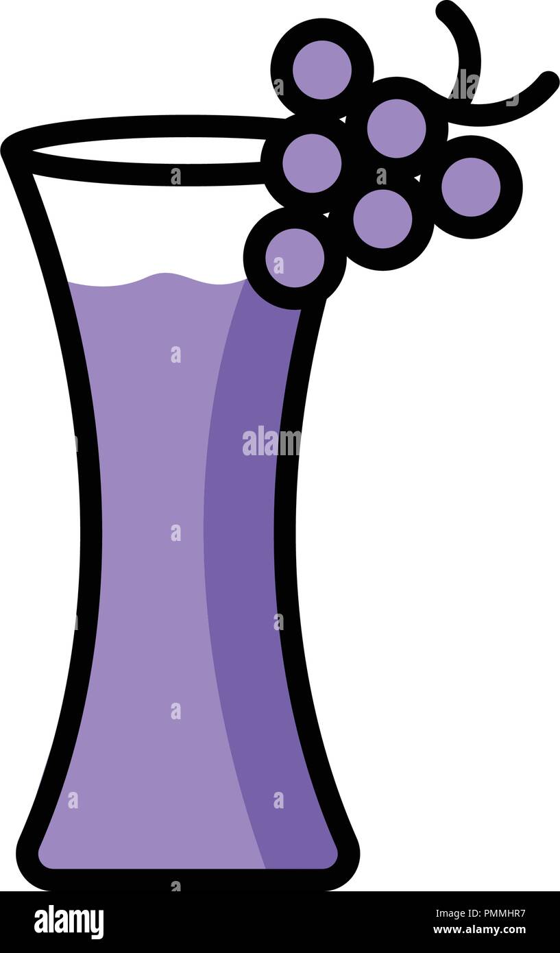 Grapes juice icon vector Stock Vector Image & Art - Alamy