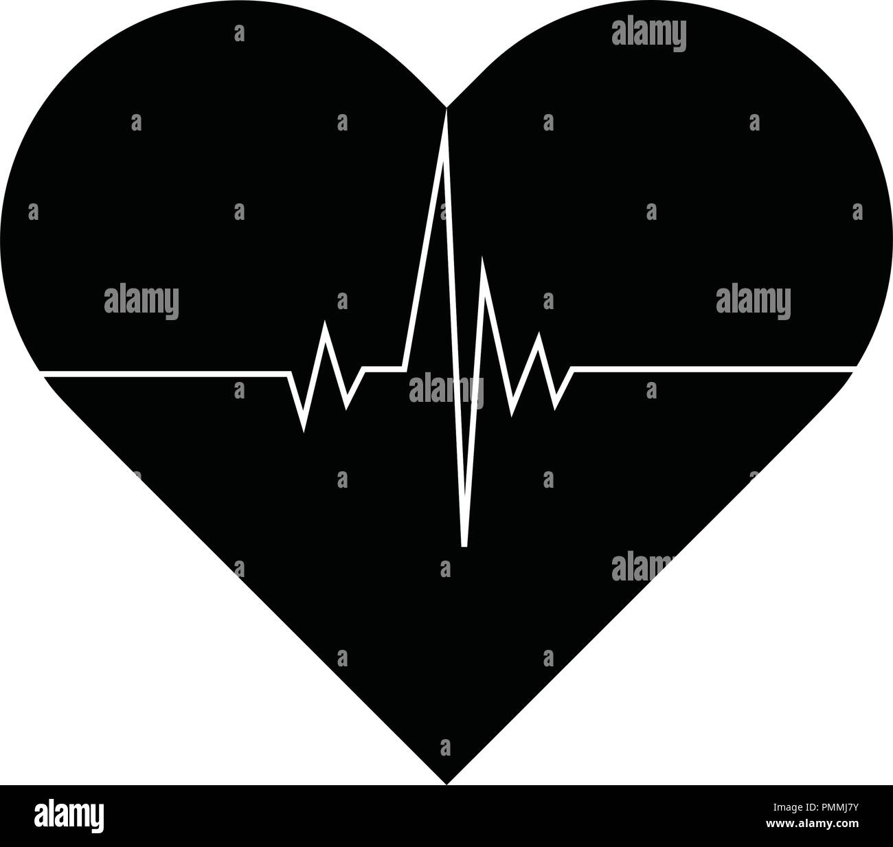 Heart icon vector Stock Vector Image & Art - Alamy