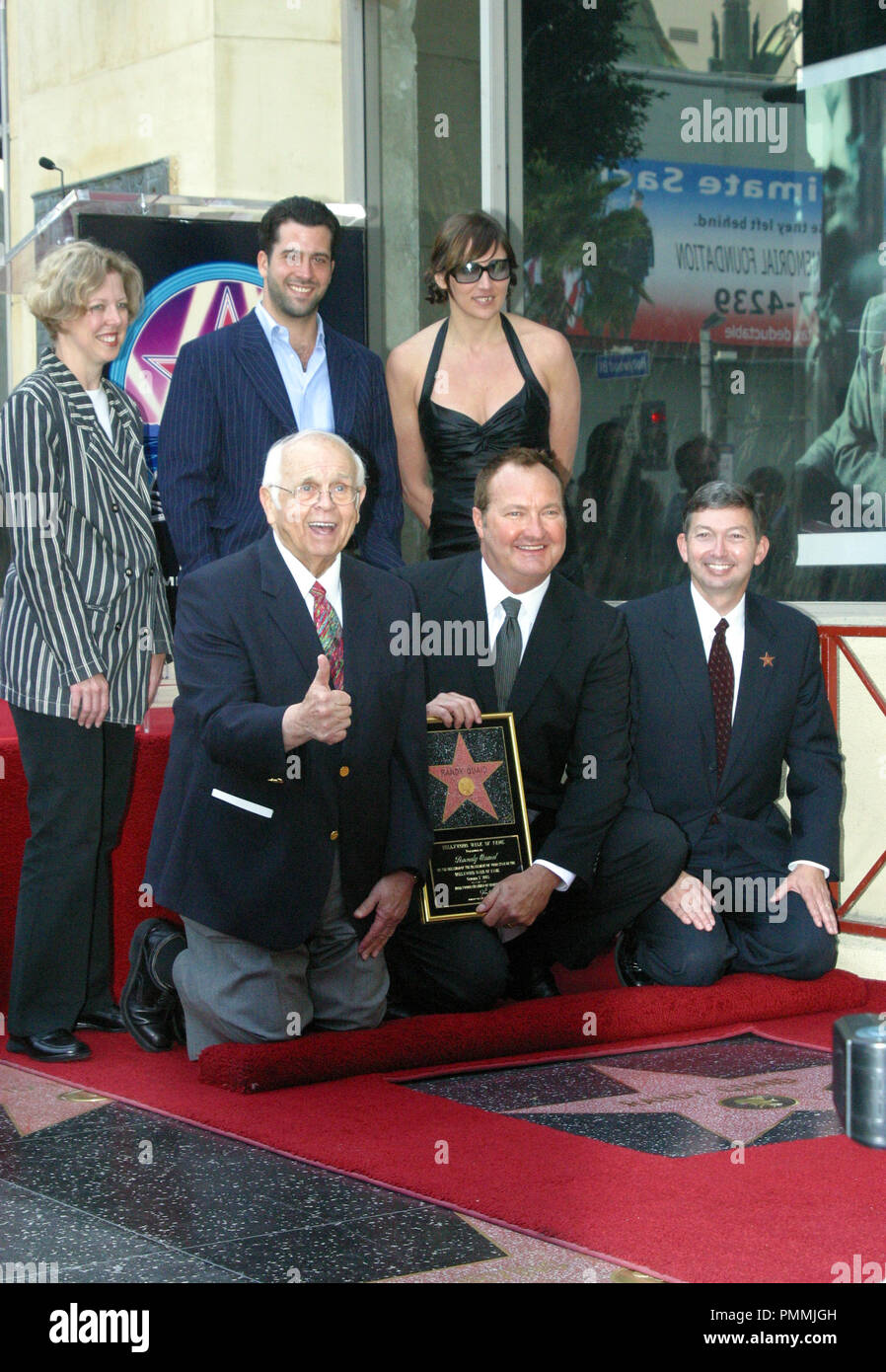 10/07/03 RANDY QUAID WALK OF FAME@Hollywood Blvd., Hollywood Photo by
