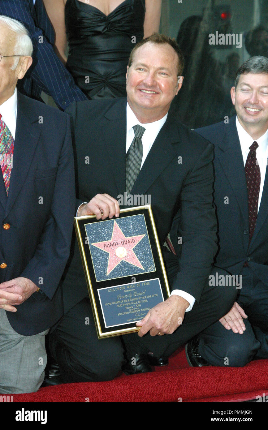 Randy Quaid on the Hollywood Walk of Fame