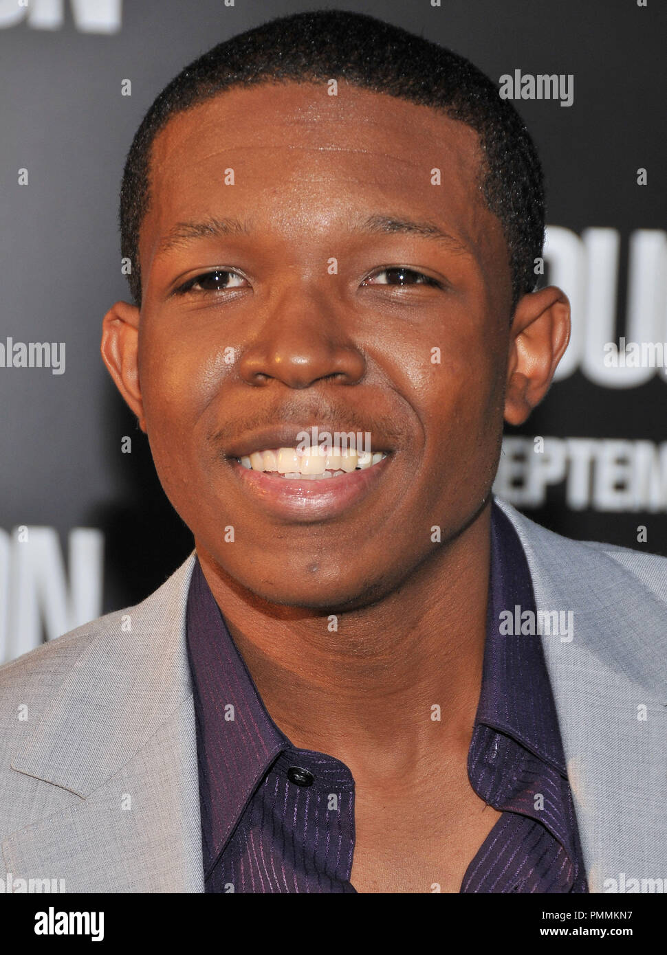 Denzel Whitaker at the Los Angeles Premiere of "Abduction" held at