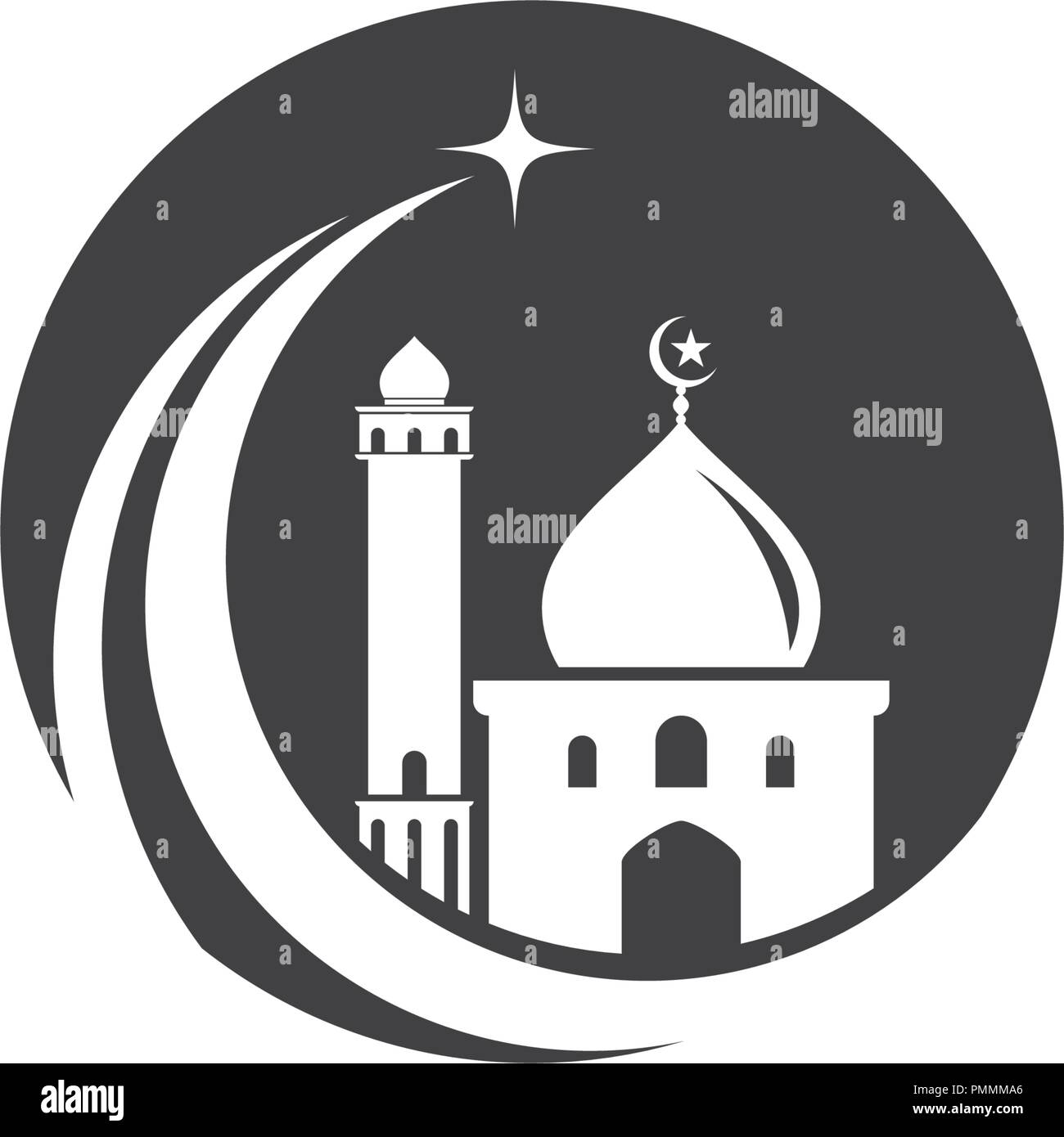Moslem icon vector Illustration design template Stock Vector Image ...