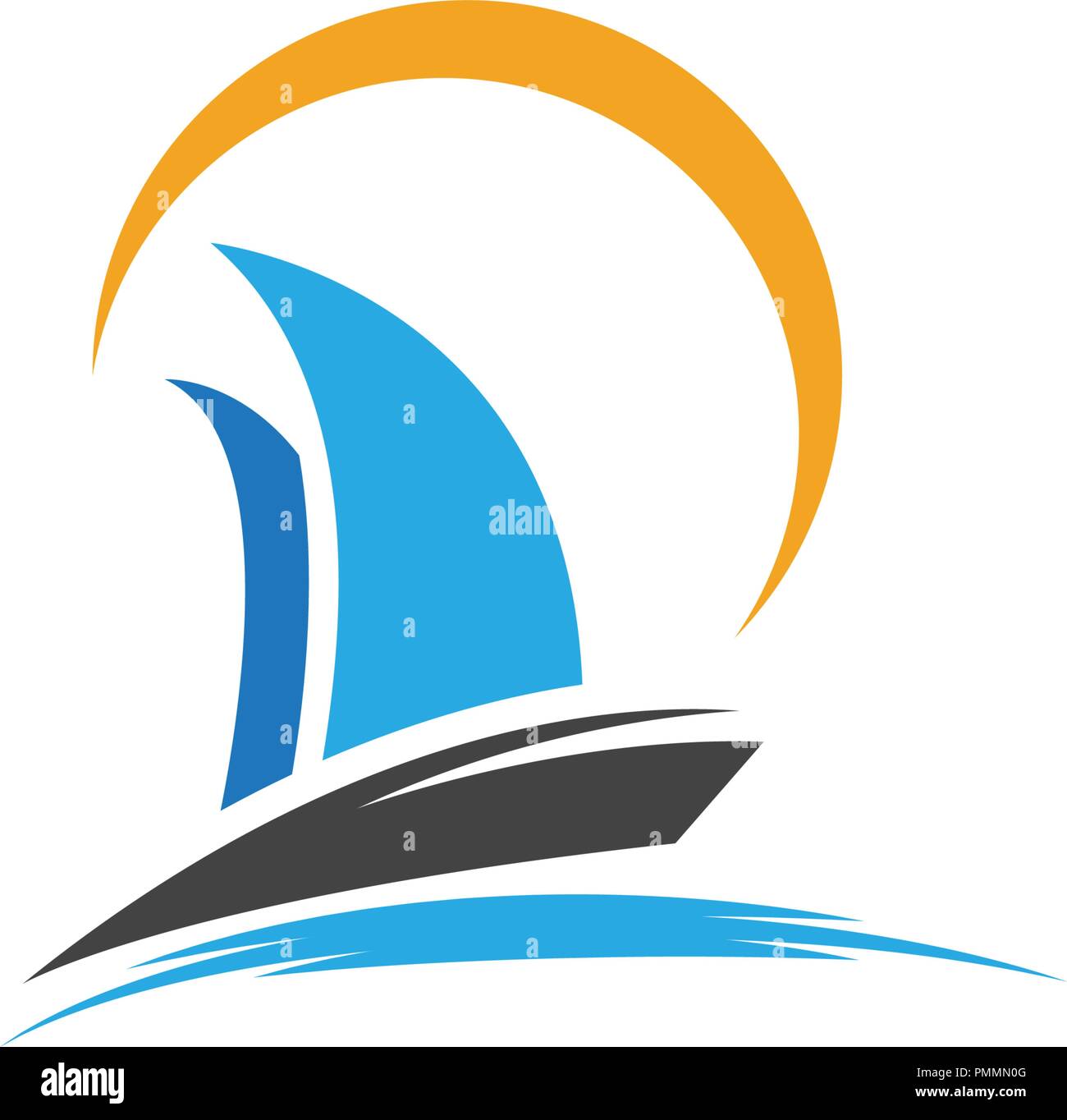 Cruise ship Logo Template vector icon illustration design Stock Vector ...