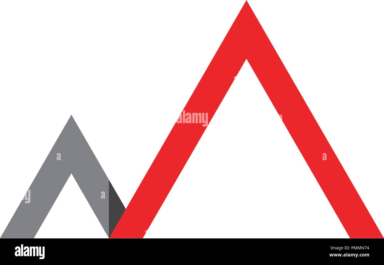 M Letter Logo Template vector icon illustration design Stock Vector