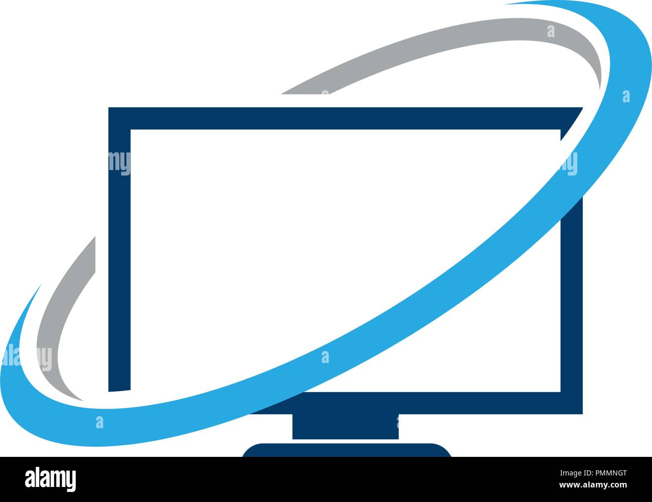 TV , LCD, LED, monitor icon vector illustration design logo Stock ...