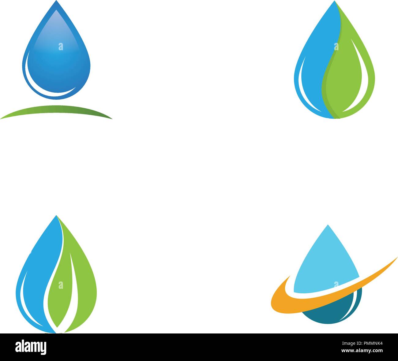 Water drop Logo Template vector illustration design Stock Vector Image ...