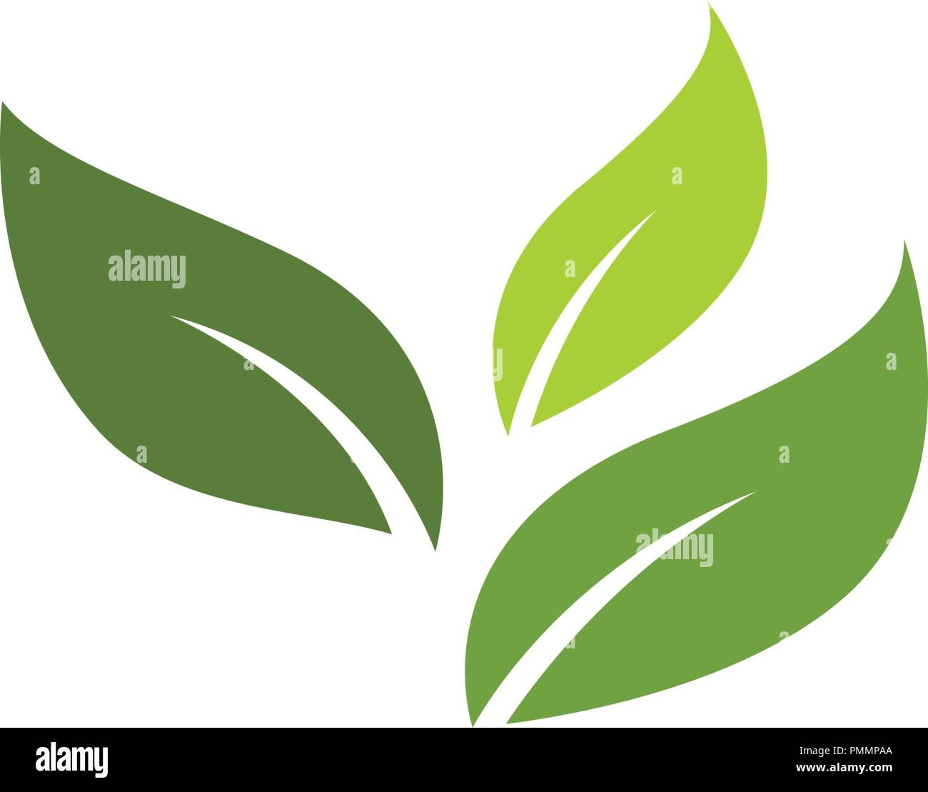 Logos of green Tree leaf ecology nature element vector Stock Vector ...