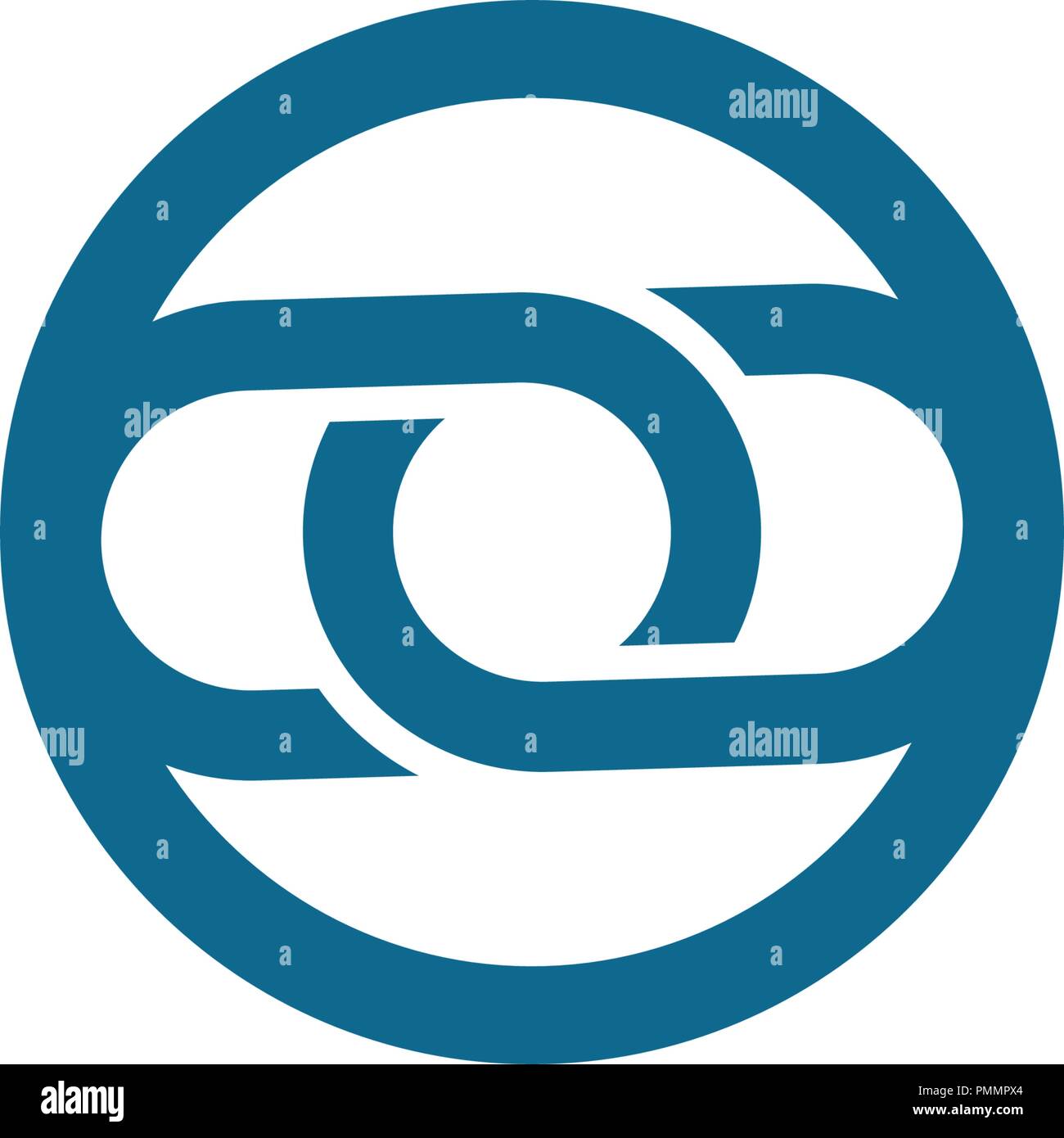 Business corporate abstract unity vector logo design template Stock Vector