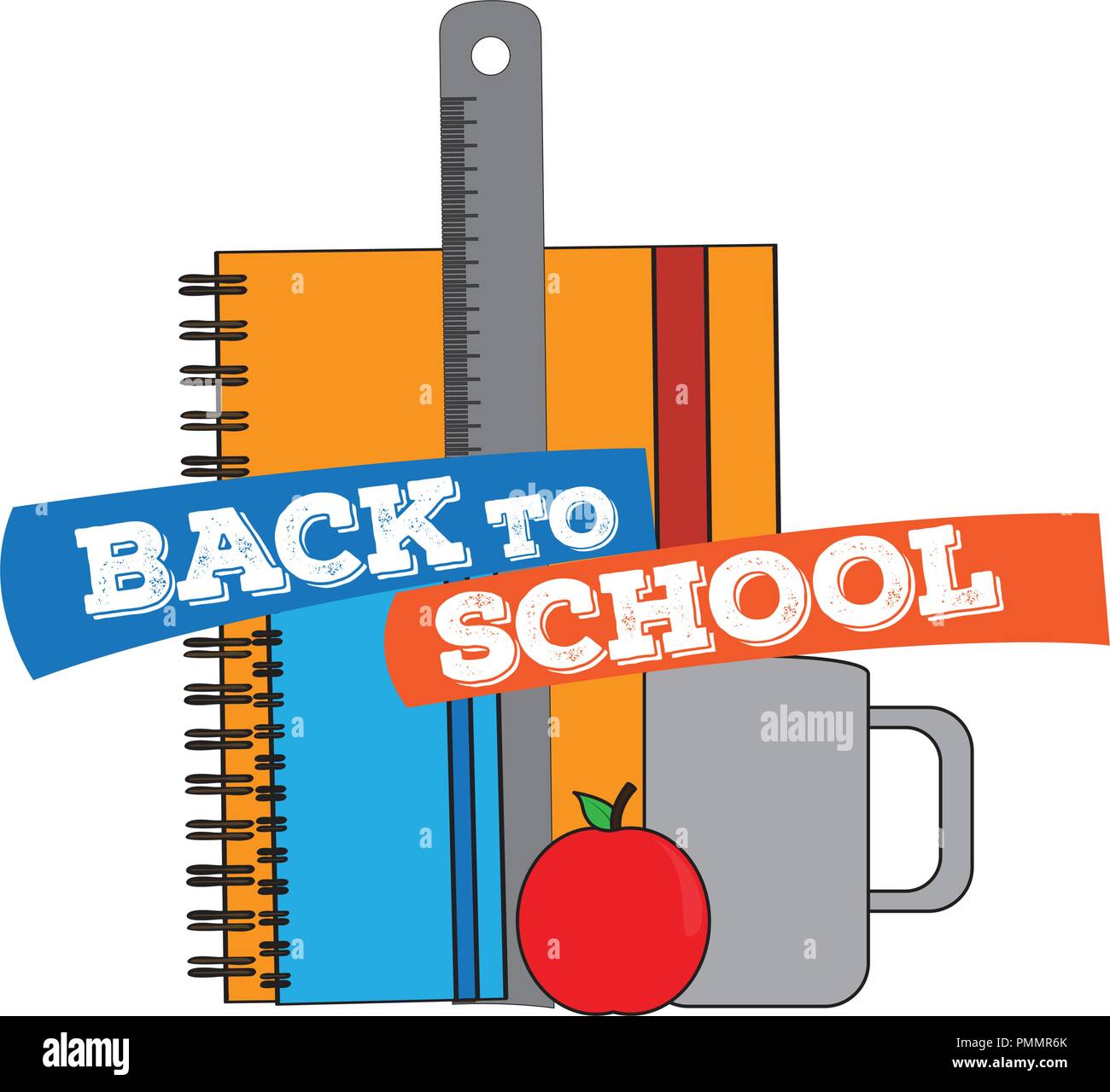 School supplies. Back to school concept image Stock Vector Image & Art