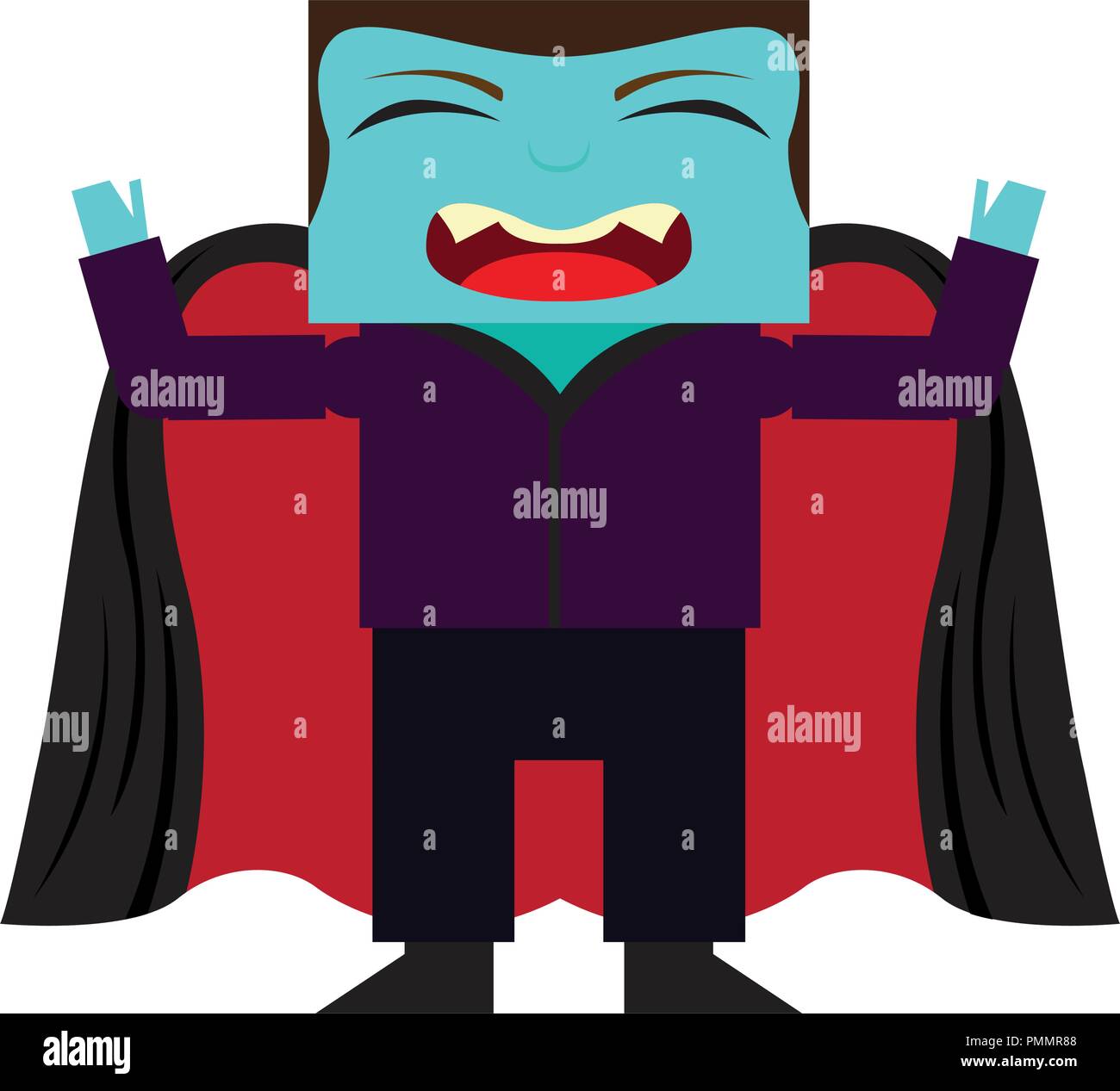 Cute halloween vampire cartoon character Stock Vector Image & Art - Alamy