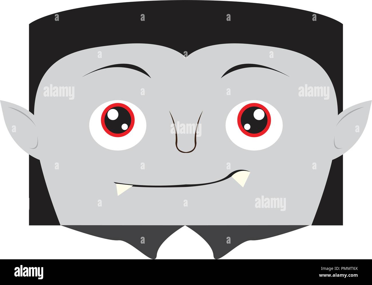 Cute halloween cartoon cat avatar Stock Vector Image & Art - Alamy