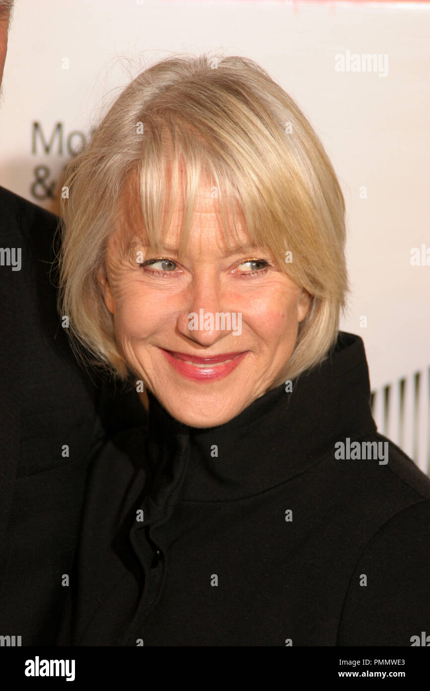 10/20/2007 Helen Mirren At Star-Studded Evening Celebrating The Love Affair Between Hollywood and Broadway'  @ Sony Pictures, Stage #30, Culver City  Photo by Ima Kuroda /HNW / Picturelux File Reference # 31374 028HNW  For Editorial Use Only -  All Rights Reserved Stock Photo
