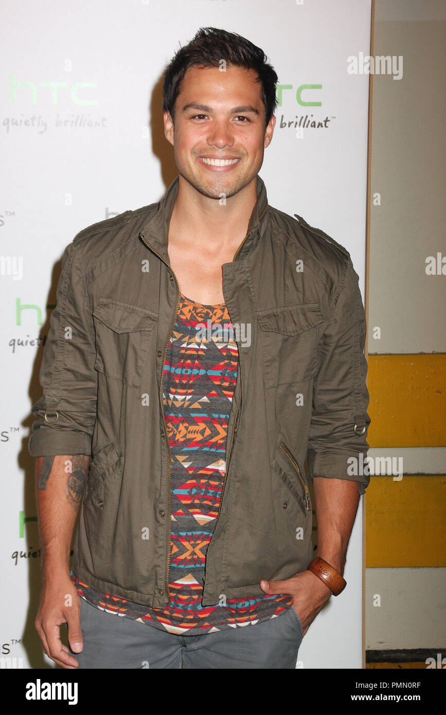 Michael Copon at the HTC Status Social Launch Event held at the Paramount Studios in Hollywood, Ca on Tuesday, July 19, 2011. Photo by Pedro Ulayan Pacific Rim Photo Press / PictureLux Stock Photo