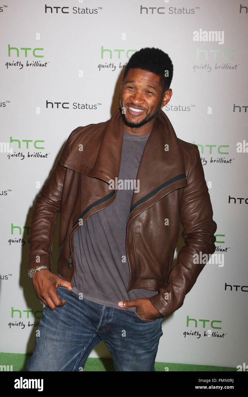 Usher at the HTC Status Social Launch Event held at the Paramount Studios in Hollywood, Ca on Tuesday, July 19, 2011. Photo by Pedro Ulayan Pacific Rim Photo Press / PictureLux Stock Photo