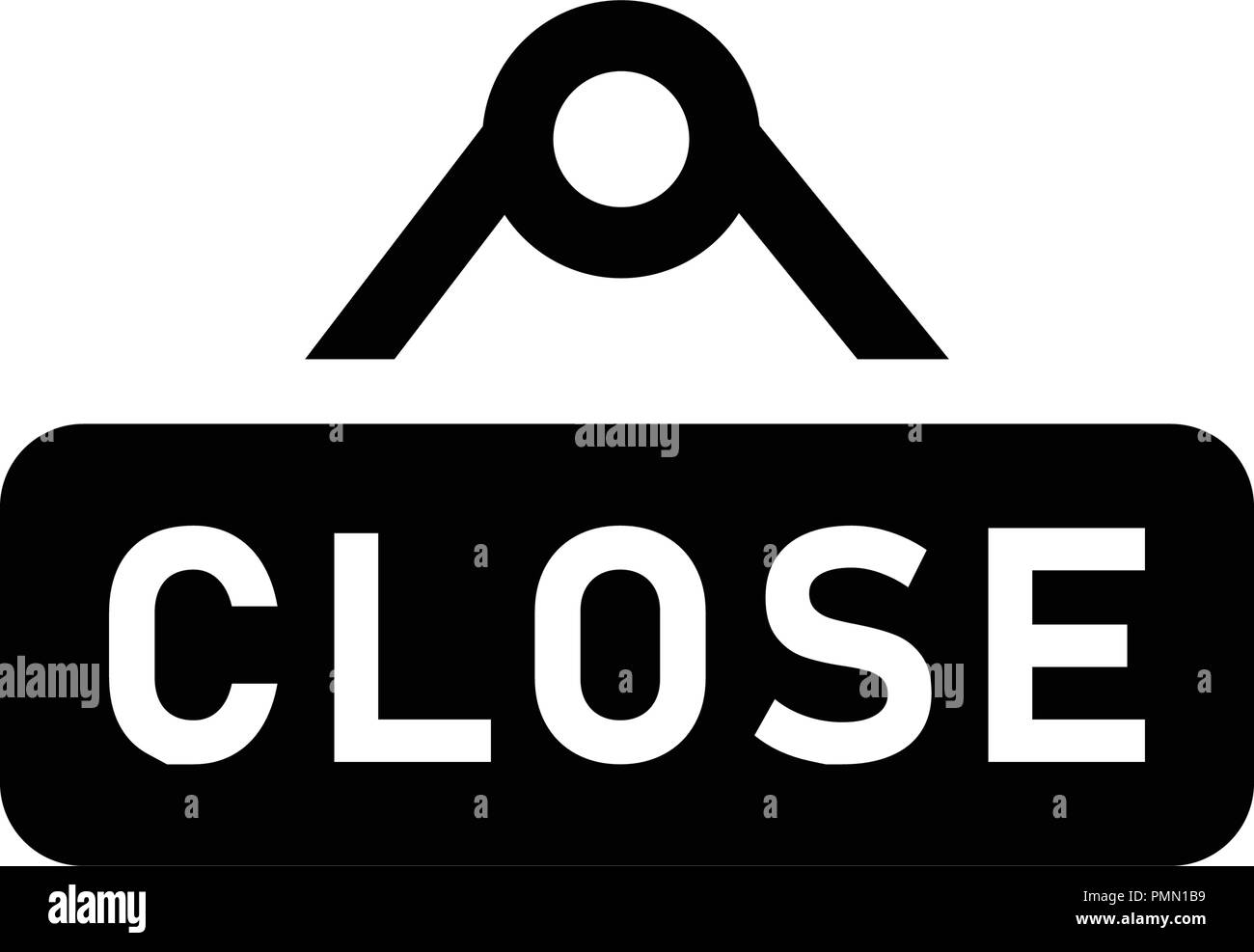 Close Icon - Vector black Stock Vector Image & Art - Alamy