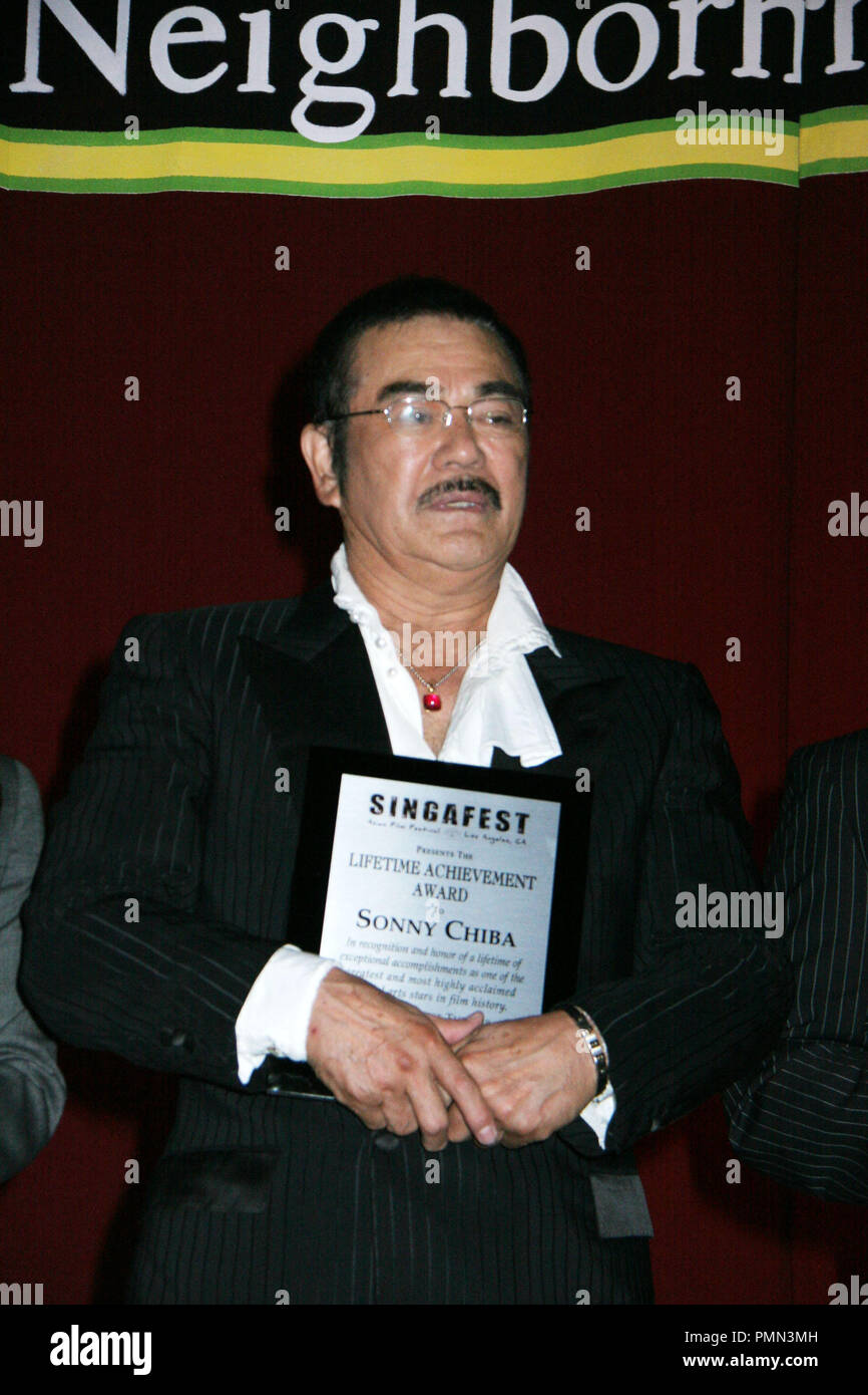 Sonny Chiba 10/01/2011 'Singafest Asian Film Festival' Awards Ceremony held at the Bigfoot Crest Theatre, Los Angeles, CA Photo by Izumi Hasegawa/ HollywoodNewsWire.net/ PictureLux Stock Photo