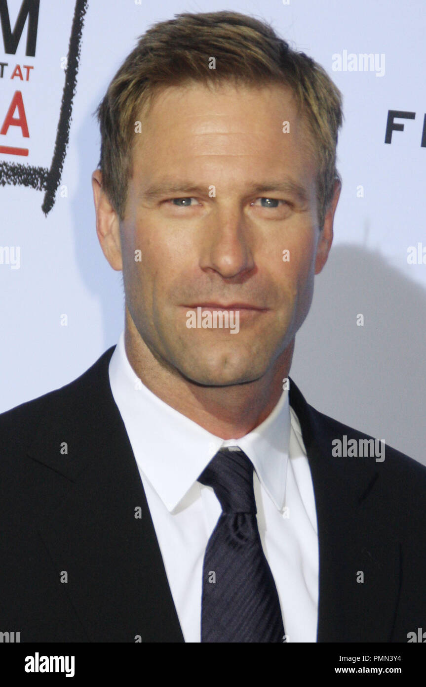 Aaron Eckhart at the World Premiere of 'The Rum Diary' for the Film Independent at LACMA series held at LACMA in Los Angeles, CA on Thursday, October 13, 2011. Photo by Pedro Ulayan/ PRPP/ PictureLux Stock Photo