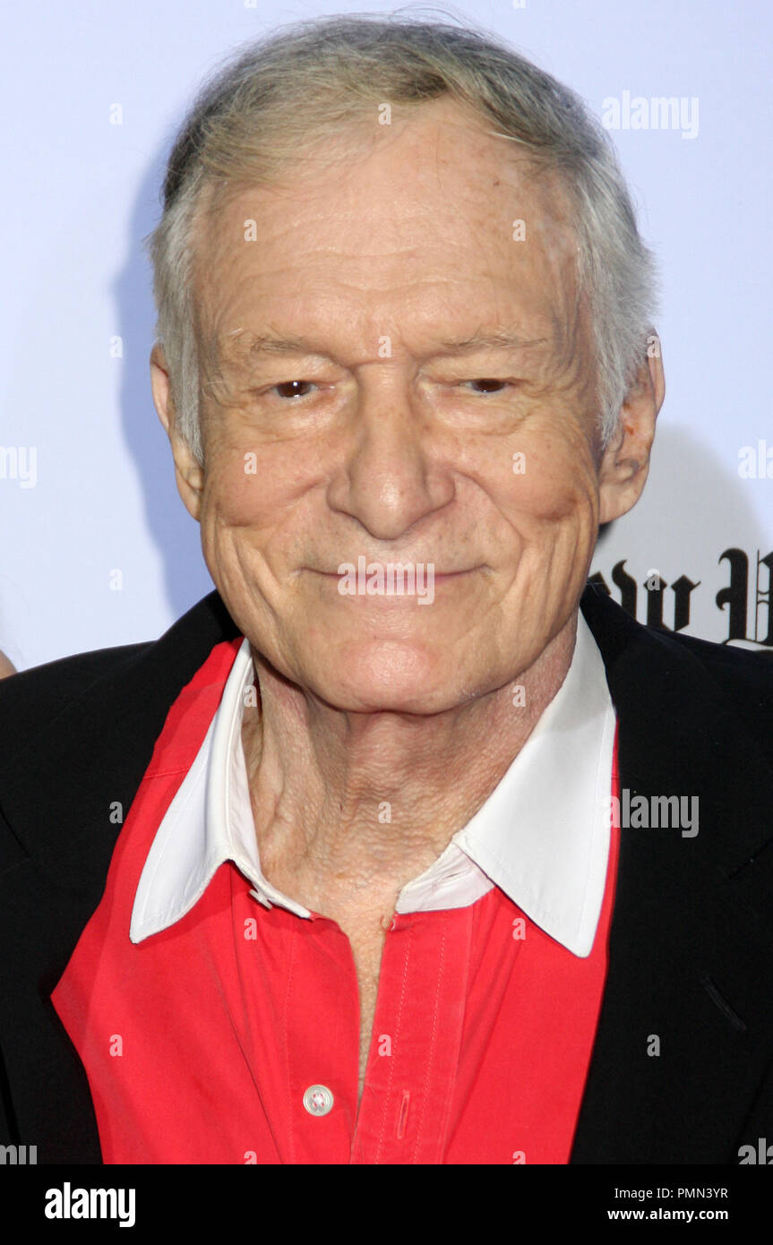 Hugh Hefner at the World Premiere of 'The Rum Diary' for the Film Independent at LACMA series held at LACMA in Los Angeles, CA on Thursday, October 13, 2011. Photo by Pedro Ulayan/ PRPP/ PictureLux Stock Photo