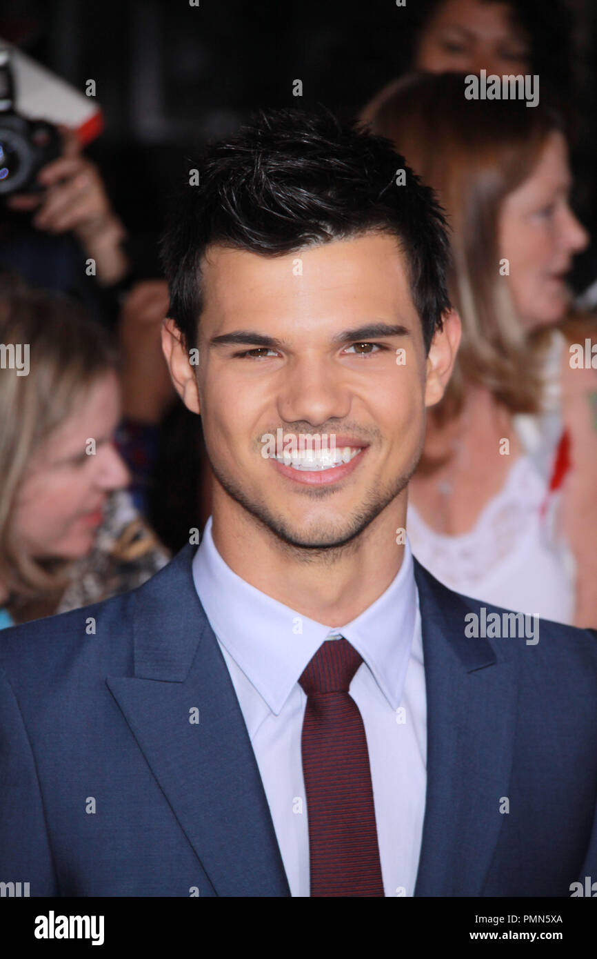 Taylor Lautner 11/14/2011 'The Twilight Saga: Breaking Dawn Part1' Premiere held at Nokia Theatre at L.A. Live in Downtown LA, CA  Photo by Ima Kuroda / HollywoodNewsWire.net/ PictureLux Stock Photo
