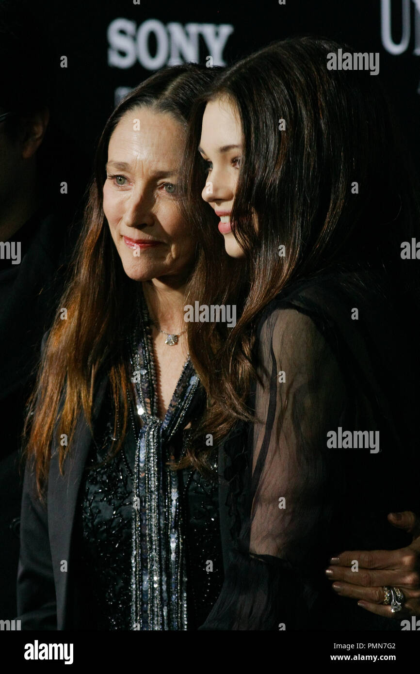 India Eisley with her mother Olivia Hussey at the World Premiere of