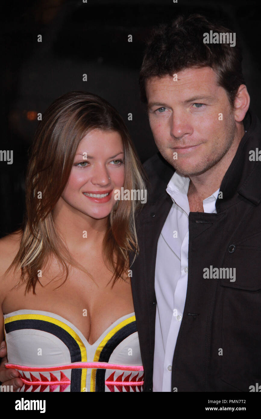 Crystal Humphries; Sam Worthington 01/23/2012 'Man On A Ledge' Premiere held at Grauman's Chinese Theatre in Hollywood, CA Photo by Izumi Hasegawa / HollywoodNewsWire.net / PictureLux Stock Photo