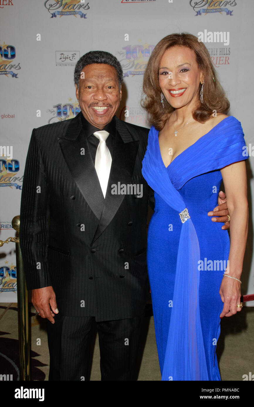 Marilyn McCoo and Billy Davis Jr. at the 22nd Annual Night of 100 Stars Awards Gala held at the Beverly Hills Hotel in Beverly Hills, CA, February 26, 2012. Photo by Joe Martinez / PictureLux Stock Photo