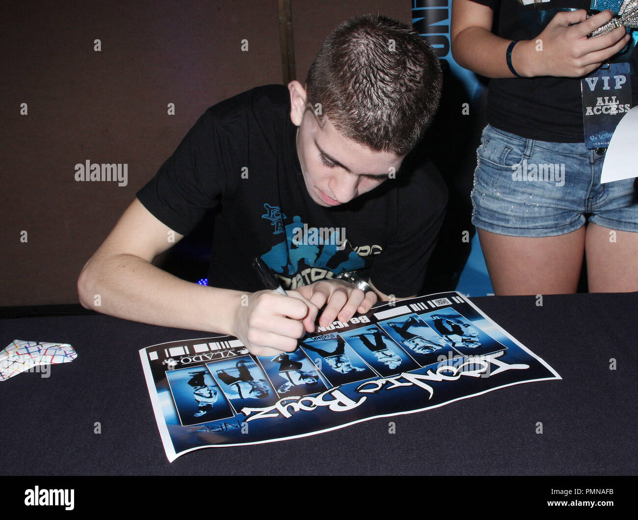 Madison Alamia of the Iconic Boyz at the NRG Dance Project Tour featuring the Iconic Boyz meet and greet and show held at the Woodlake Hotel in Sacramento, Ca on Friday, February 24, 2012. Photo by Peter Gonzaga Pacific Rim Photo Press/ PictureLux Stock Photo