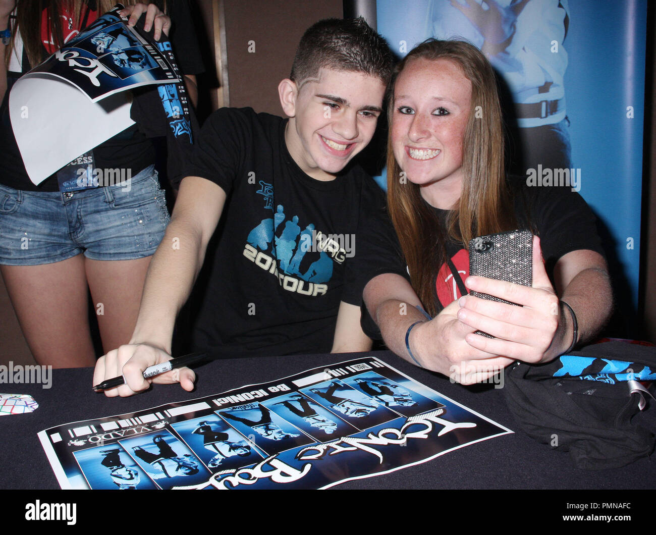 Madison Alamia of the Iconic Boyz at the NRG Dance Project Tour featuring the Iconic Boyz meet and greet and show held at the Woodlake Hotel in Sacramento, Ca on Friday, February 24, 2012. Photo by Peter Gonzaga Pacific Rim Photo Press/ PictureLux Stock Photo