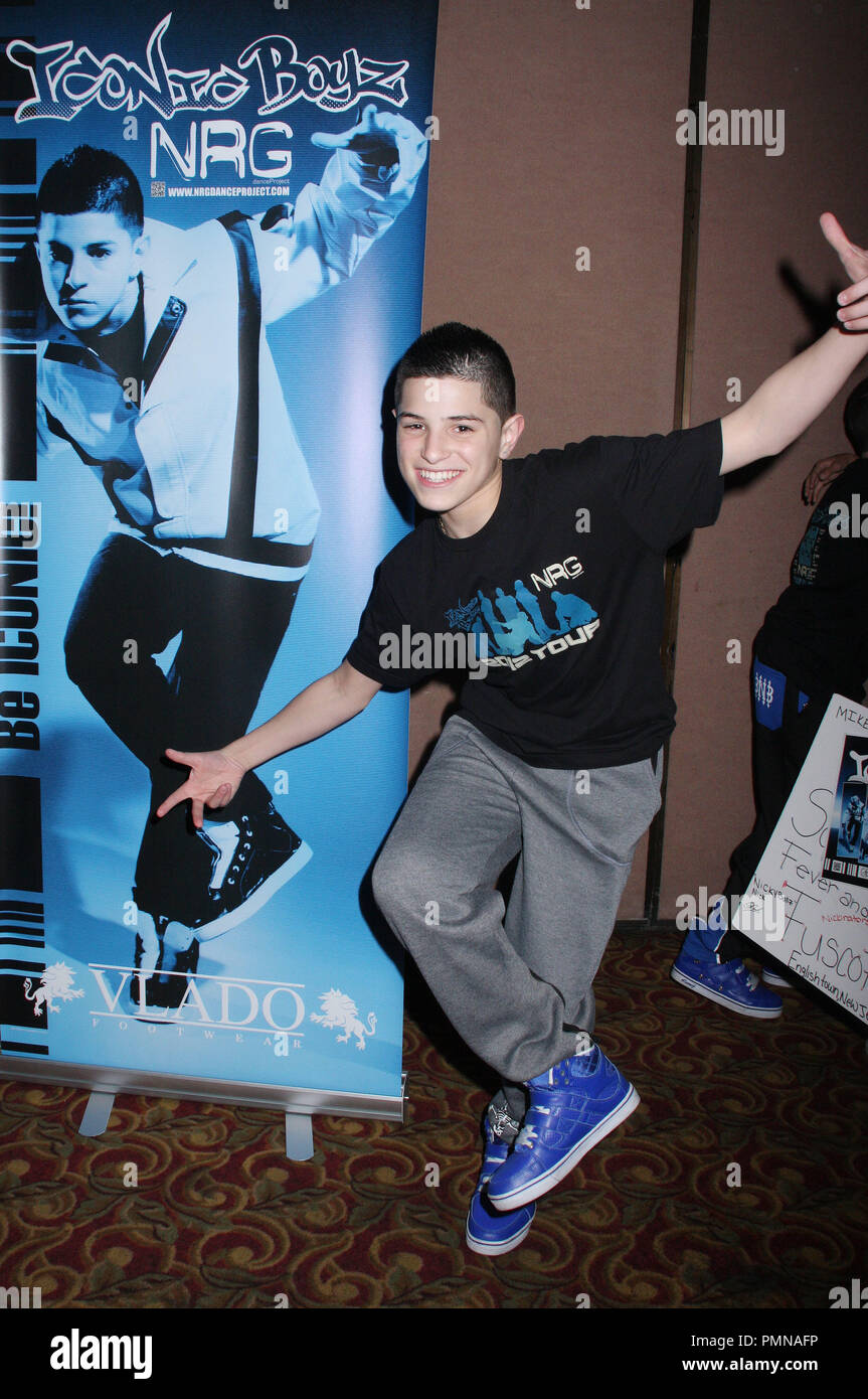 Nick Mara of the Iconic Boyz at the NRG Dance Project Tour featuring the Iconic Boyz meet and greet and show held at the Woodlake Hotel in Sacramento, Ca on Friday, February 24, 2012. Photo by Peter Gonzaga Pacific Rim Photo Press/ PictureLux Stock Photo