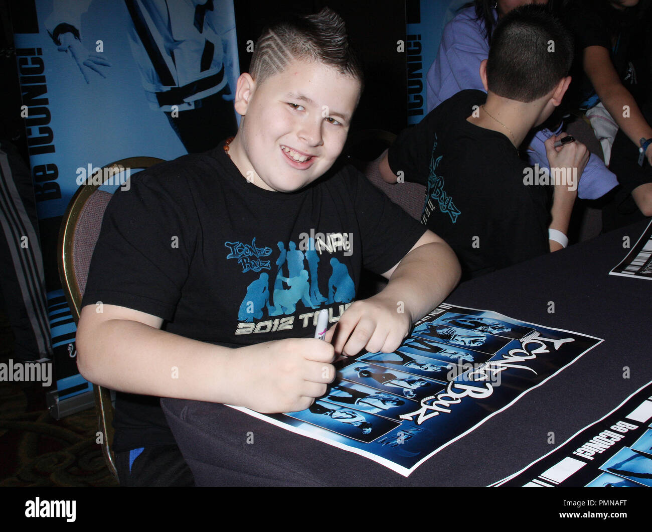 Thomas 'T-Money' Miceli at the NRG Dance Project Tour featuring the Iconic Boyz meet and greet and show held at the Woodlake Hotel in Sacramento, Ca on Friday, February 24, 2012. Photo by Peter Gonzaga Pacific Rim Photo Press/ PictureLux Stock Photo