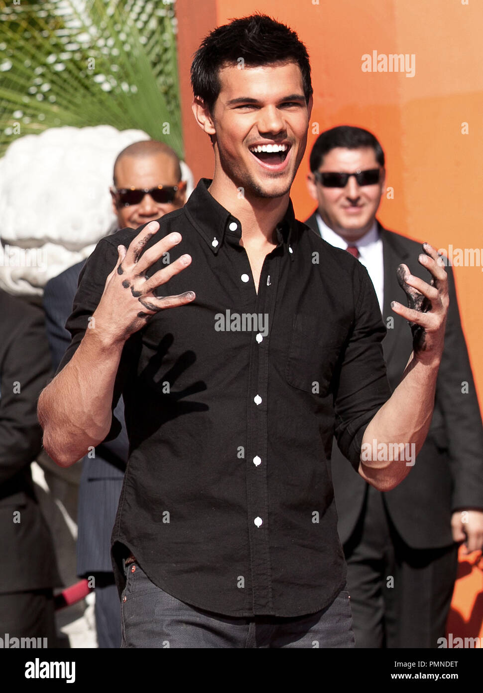 Taylor Lautner at the 'Twilight' Trio Robert Pattinson, Kristen Stewart and Taylor Lautner Hand And Footprint Ceremony held at Grauman's Mann Chinese Theatre in Hollywood, CA. The event took place on Thursday, November 3, 2011. Photo by John Salangsang/ PRPP/ PictureLux Stock Photo